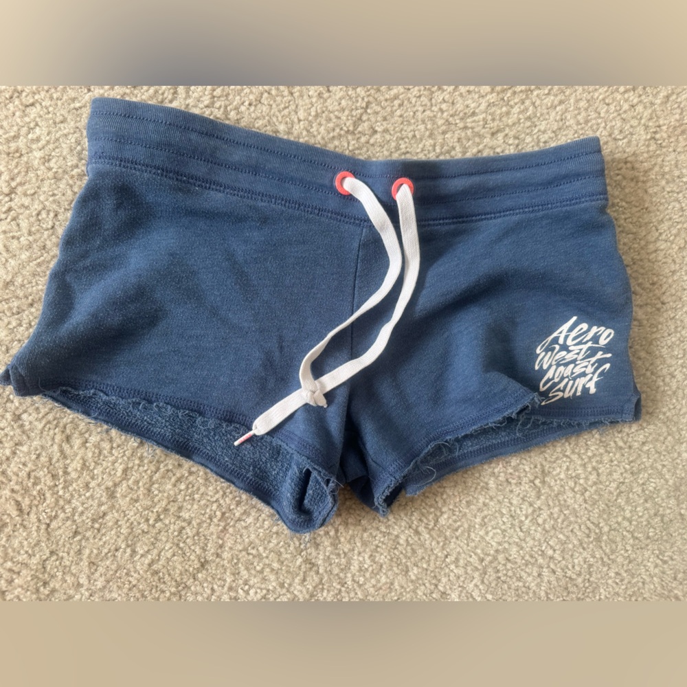 Aeropostale Blue and Pink Shorts